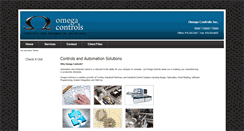 Desktop Screenshot of omegacontrols.net