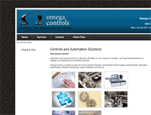 Tablet Screenshot of omegacontrols.net